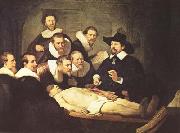REMBRANDT Harmenszoon van Rijn The Anatomy Lesson of Dr.Nicolaes Tulp (mk08) oil on canvas
